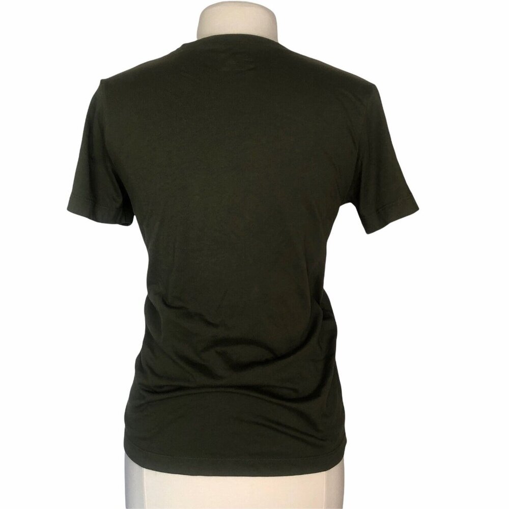 Under Armour Womans Tshirt Semi Fitted Heat Gear Gold Blooded Green Size Medium - Picture 2 of 6